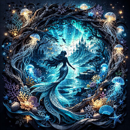 Emerald Mermaid Jigsaw Puzzles GFTOMA9979