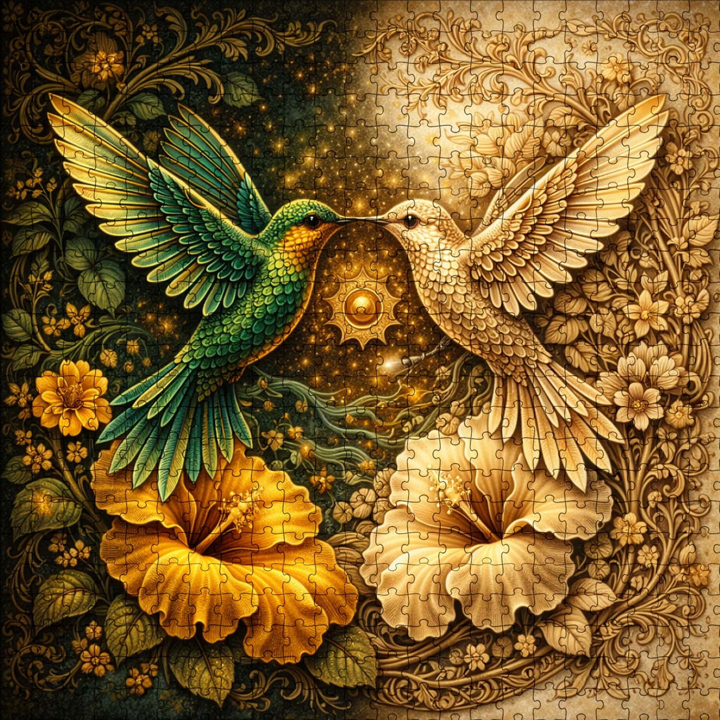 Hummingbird Bloom Jigsaw Puzzles GFTOMA9987