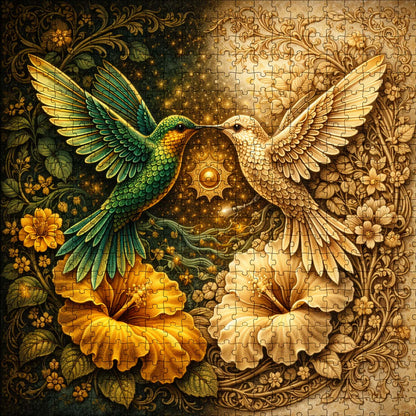 Hummingbird Bloom Jigsaw Puzzles GFTOMA9987
