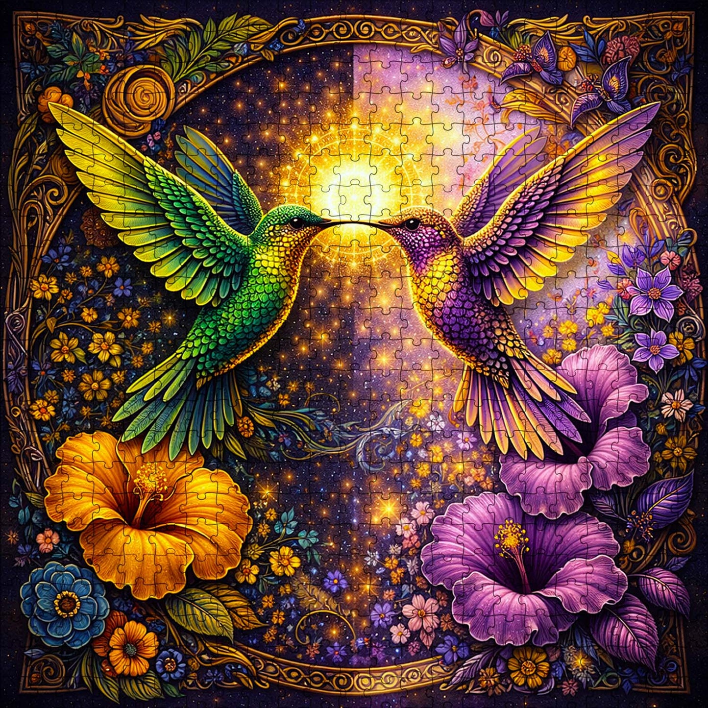 Hummingbird Bloom Jigsaw Puzzles GFTOMA9985