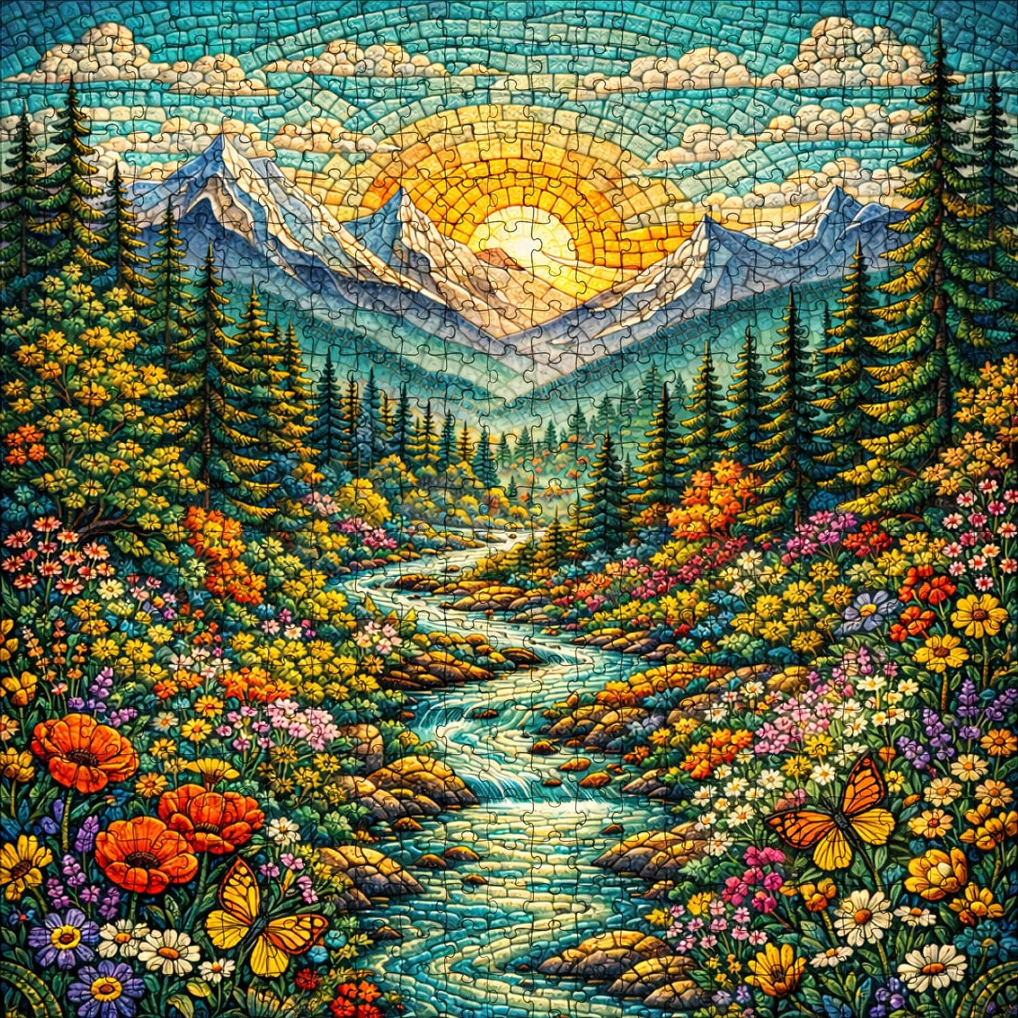 Forest Serenity Jigsaw Puzzles GFTOQA2046