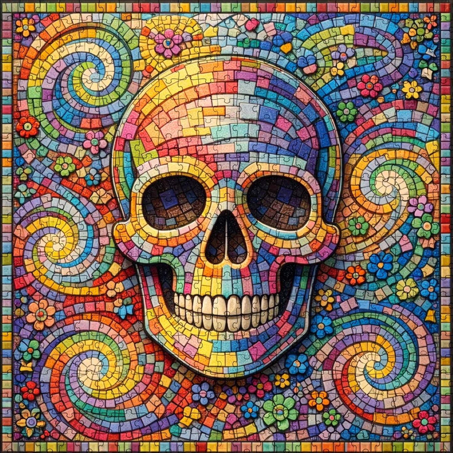 Skull Serenity Jigsaw Puzzles GFTOQA2034