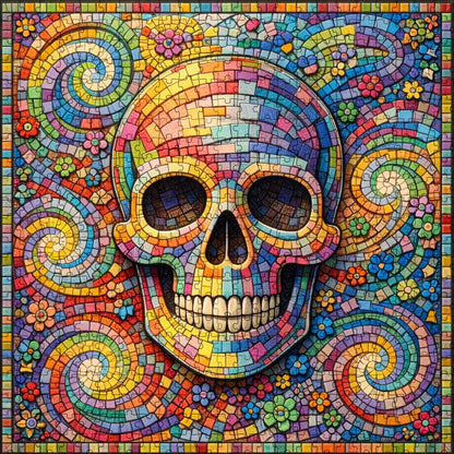 Skull Serenity Jigsaw Puzzles GFTOQA2034