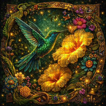 Hummingbird Bloom Jigsaw Puzzles GFTOMA9983