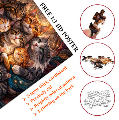 Kitty Vibes Jigsaw Puzzles GFTOMA9795