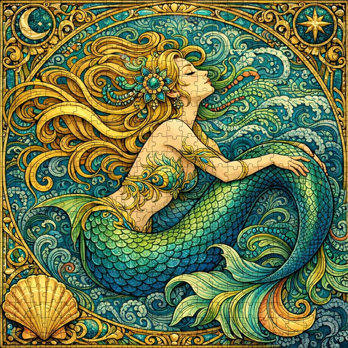 Mystic Mermaid Jigsaw Puzzles GFTOTG3458