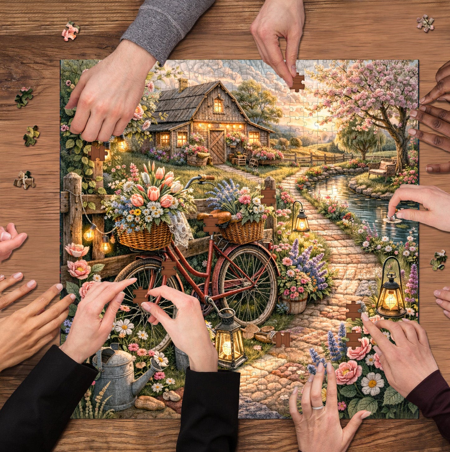 Cottage Bloom Jigsaw Puzzles GFTOMA9784