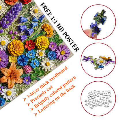 Wildflower Meadow Jigsaw Puzzles GFTOQM3442