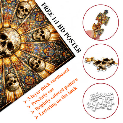 Skull Serenity Jigsaw Puzzles GFTOQA2037
