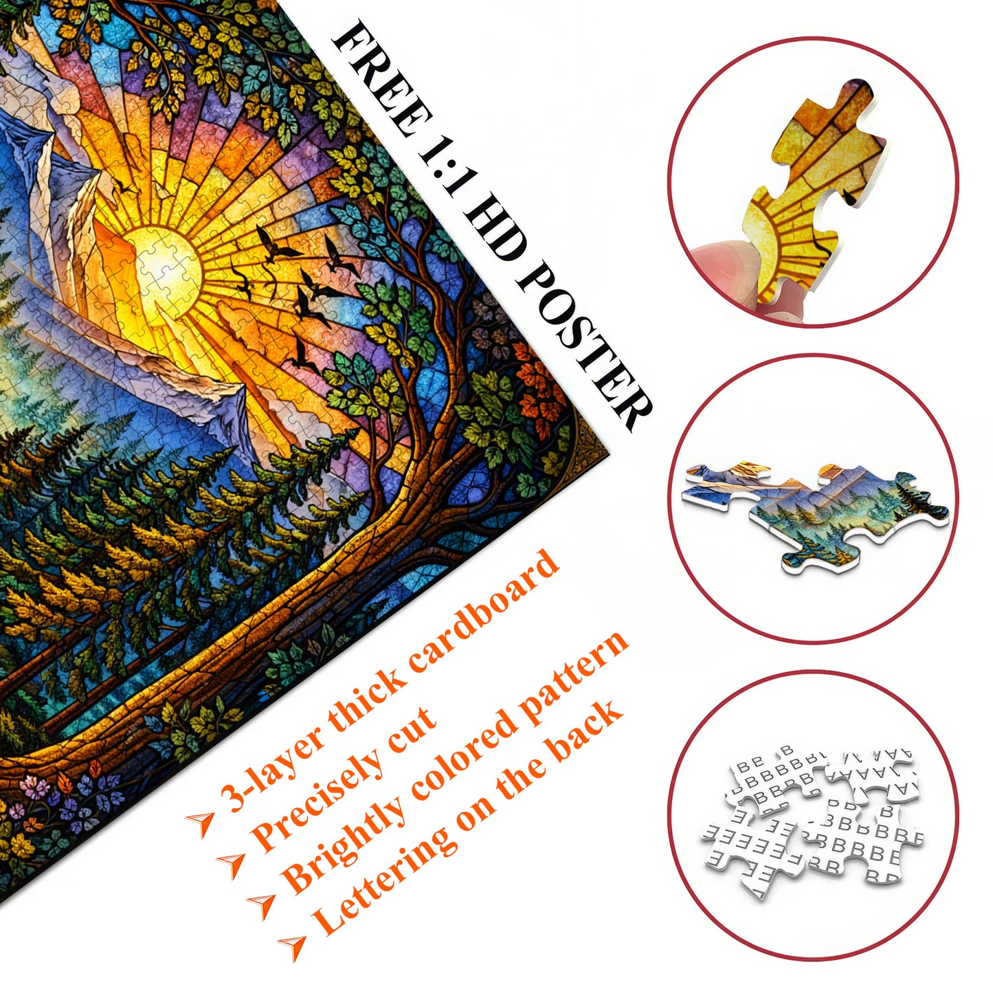 Forest Serenity Jigsaw Puzzles GFTOQA2044