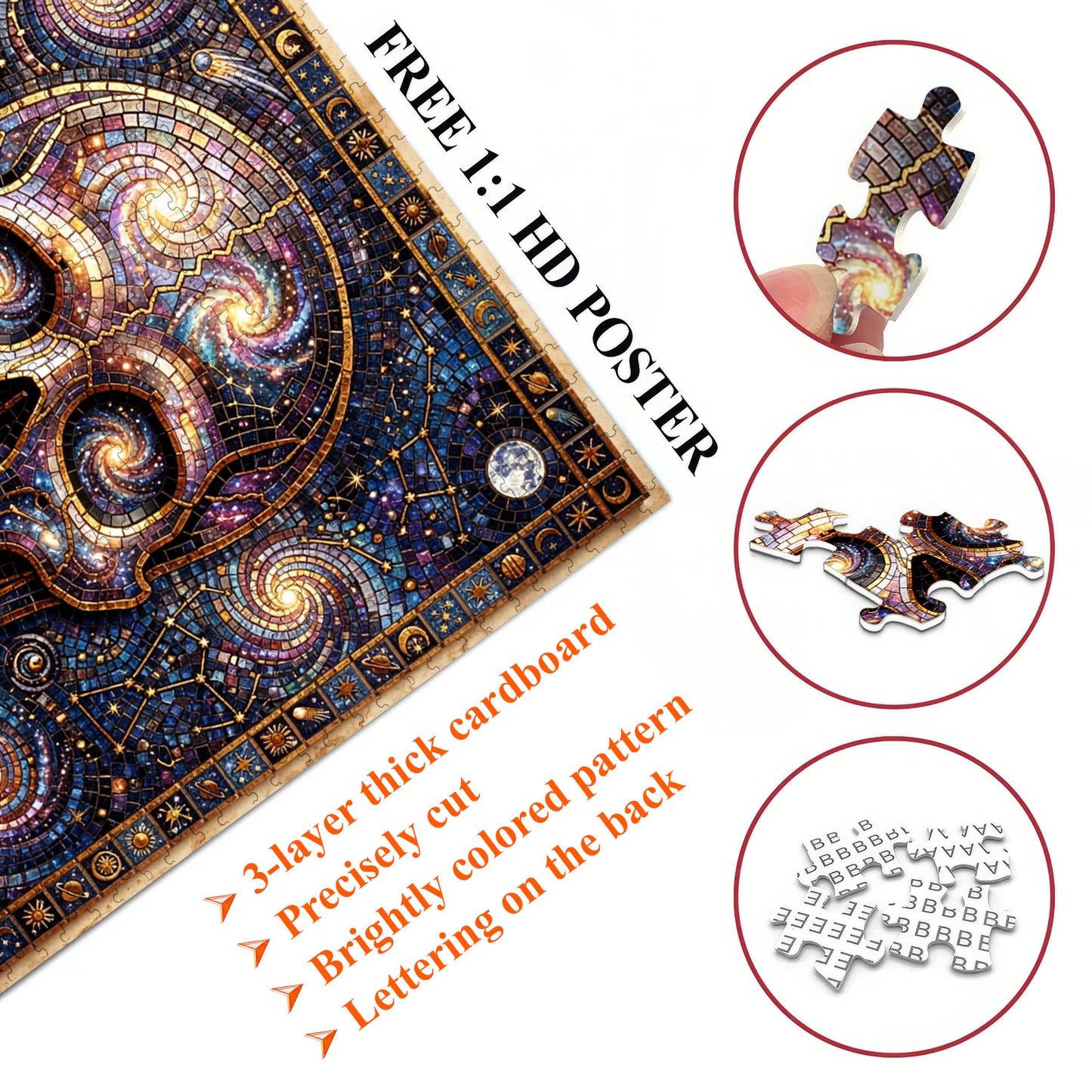 Skull Serenity Jigsaw Puzzles GFTOQA2032