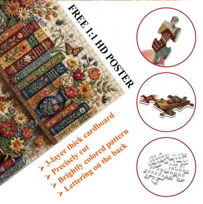 Botanical Library Jigsaw Puzzles GFTOQM3296