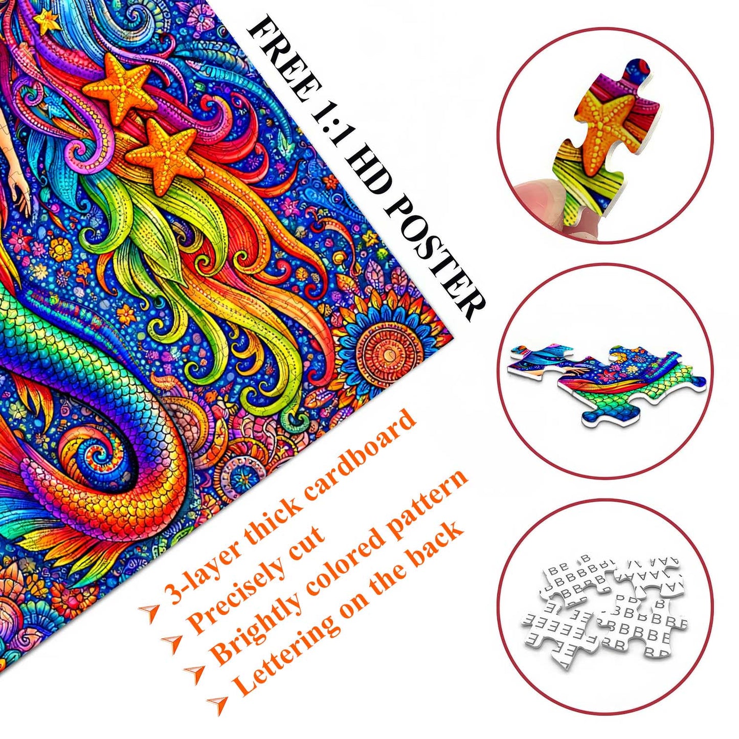 Mystic Mermaid Jigsaw Puzzles GFTOTG3453