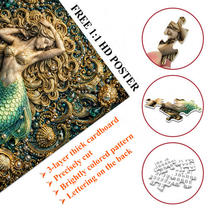 Emerald Mermaid Jigsaw Puzzles GFTOMA9978