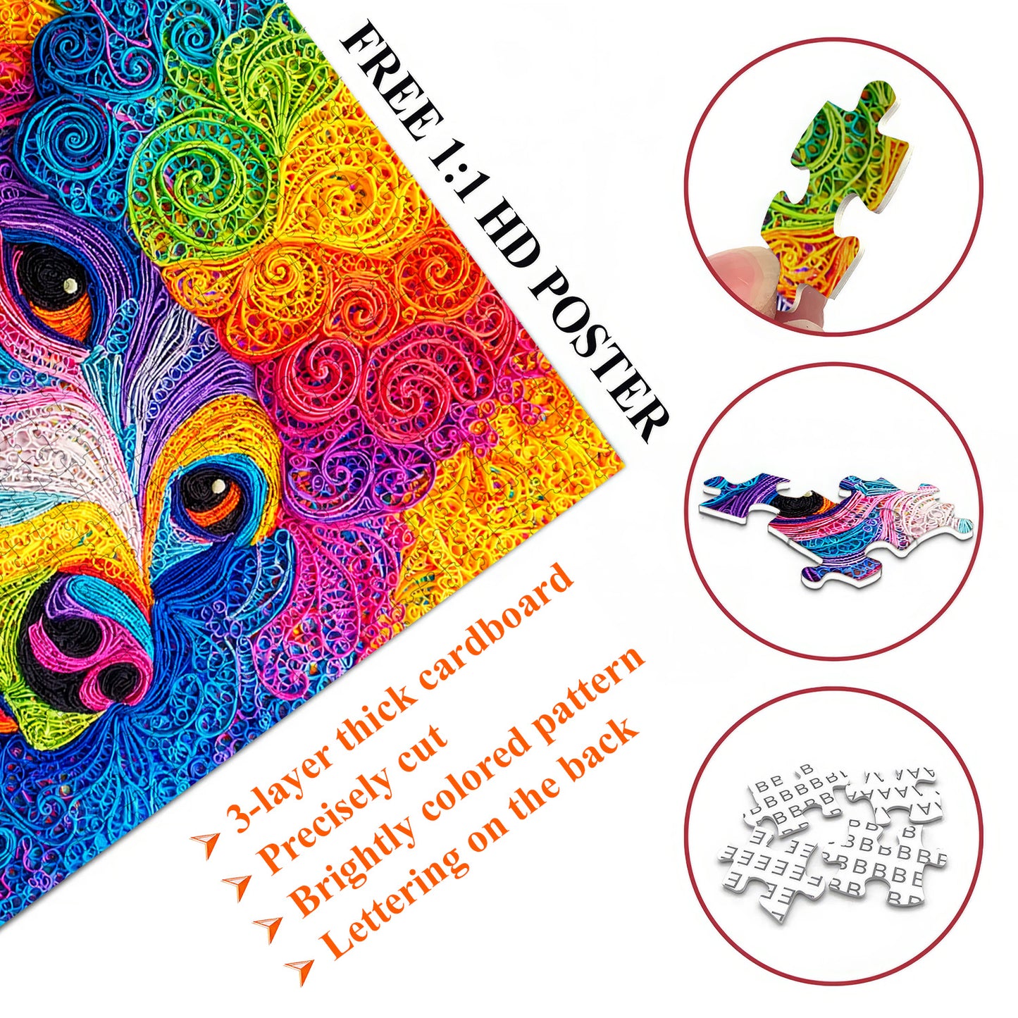 Charming Poodle Jigsaw Puzzles GFTOTP17604