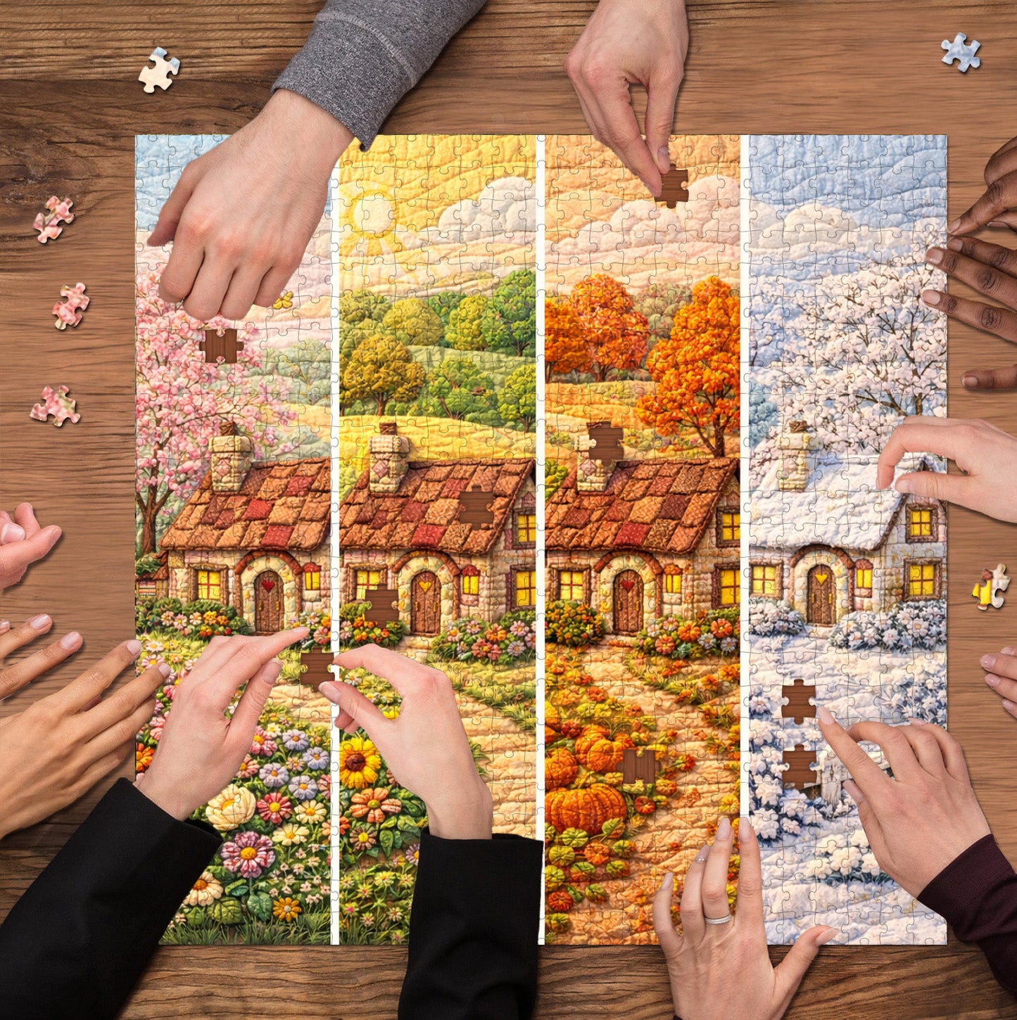 Blooming Acres Jigsaw Puzzles GFTOMA9787