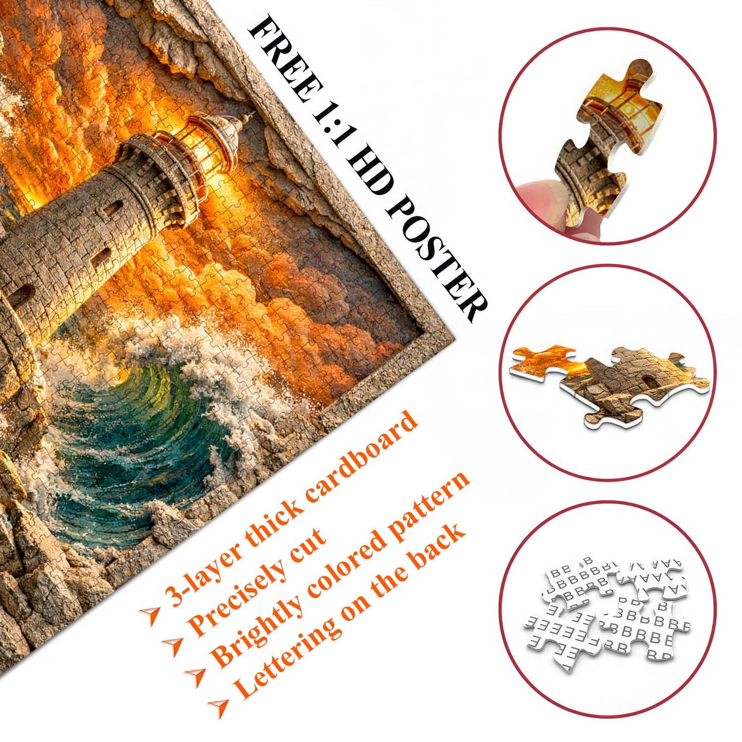 Beacon Glow Jigsaw Puzzles GFTOTG3450