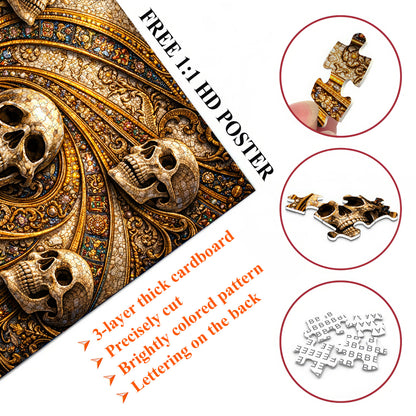Skull Serenity Jigsaw Puzzles GFTOQA2041
