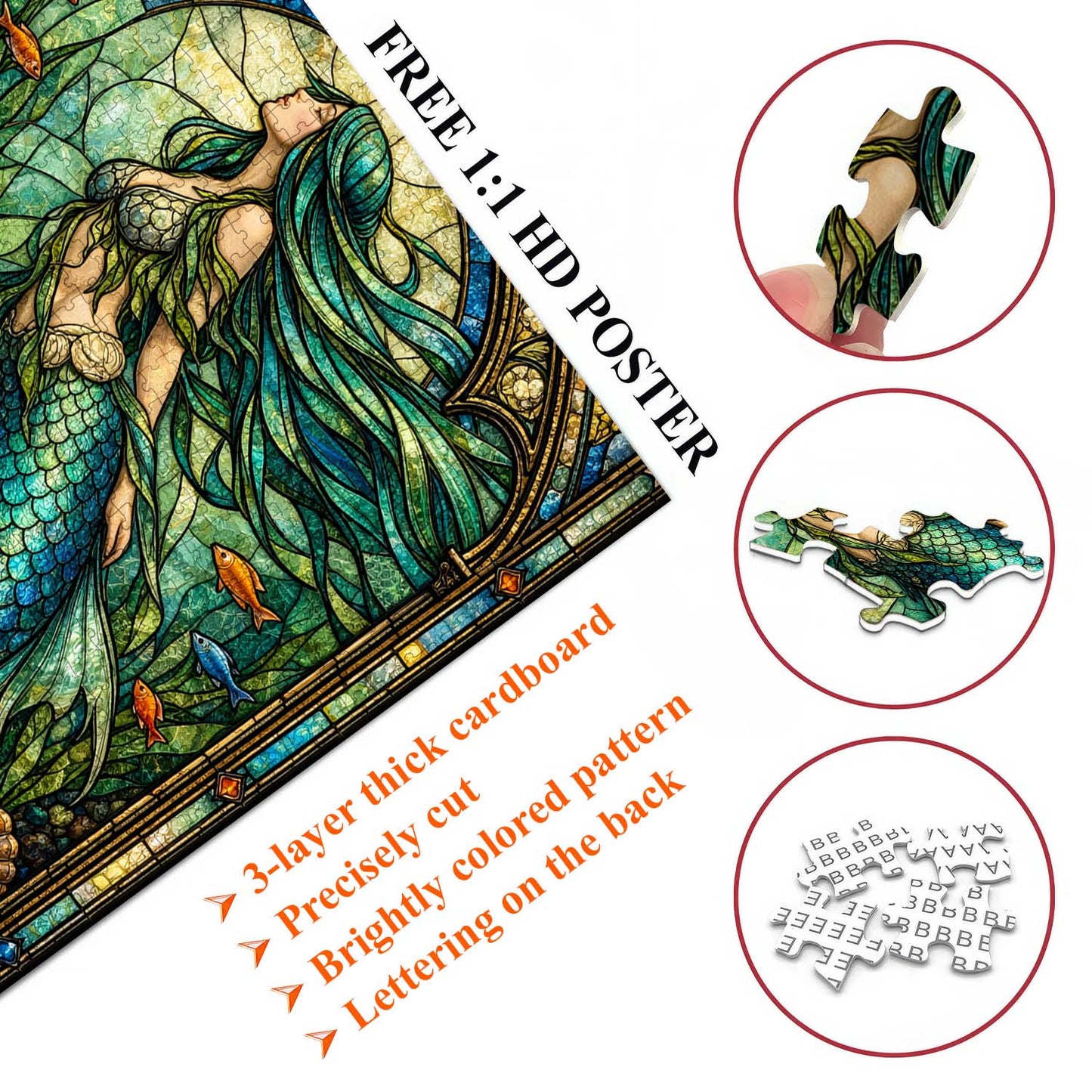 Mystic Mermaid Jigsaw Puzzles GFTOTG3454