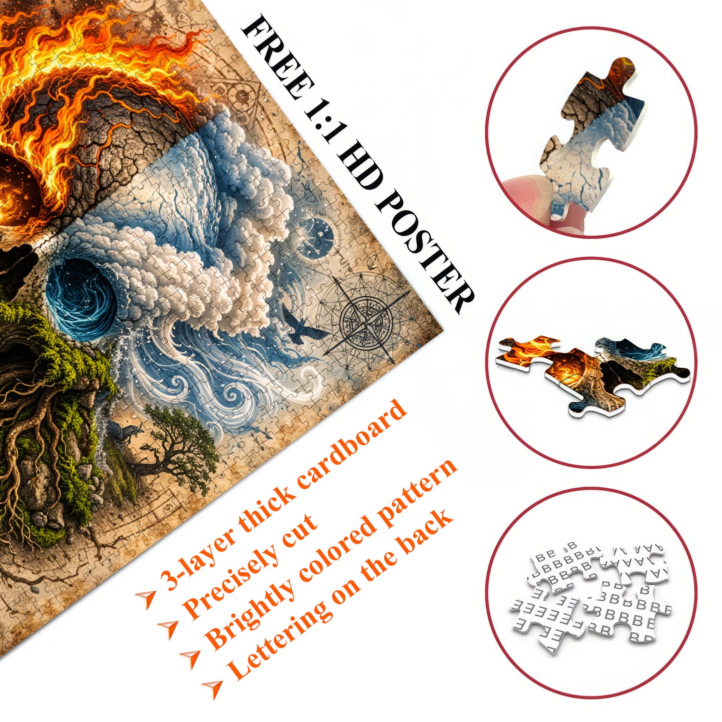 Skull Serenity Jigsaw Puzzles GFTOQA2030