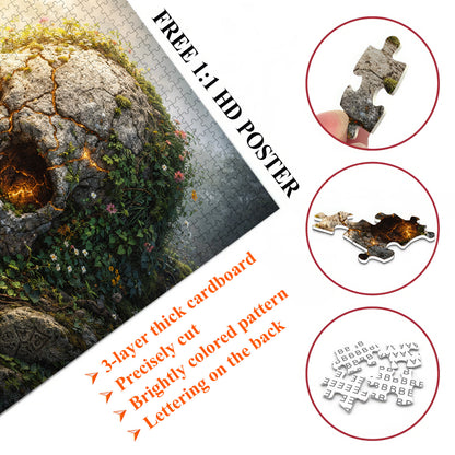 Skull Serenity Jigsaw Puzzles GFTOQA2028