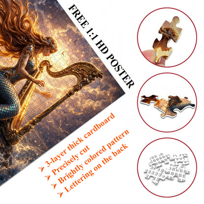 Emerald Mermaid Jigsaw Puzzles GFTOMA9981