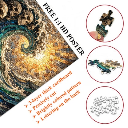Skull Serenity Jigsaw Puzzles GFTOQA2040