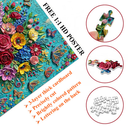 Butterfly Garden Jigsaw Puzzles GFTOQM3444