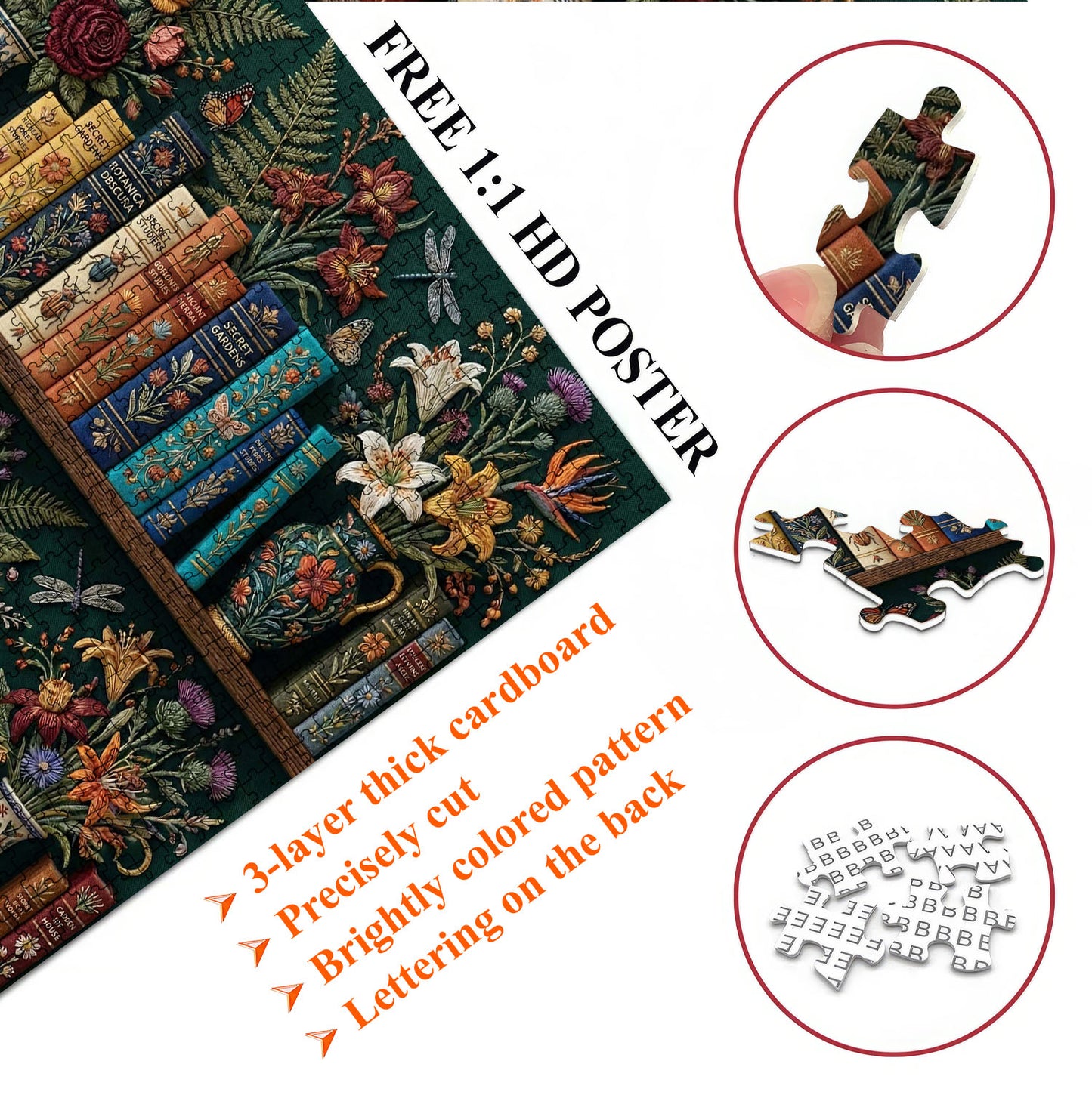 Secret Herbarium Jigsaw Puzzles GFTOQM3298