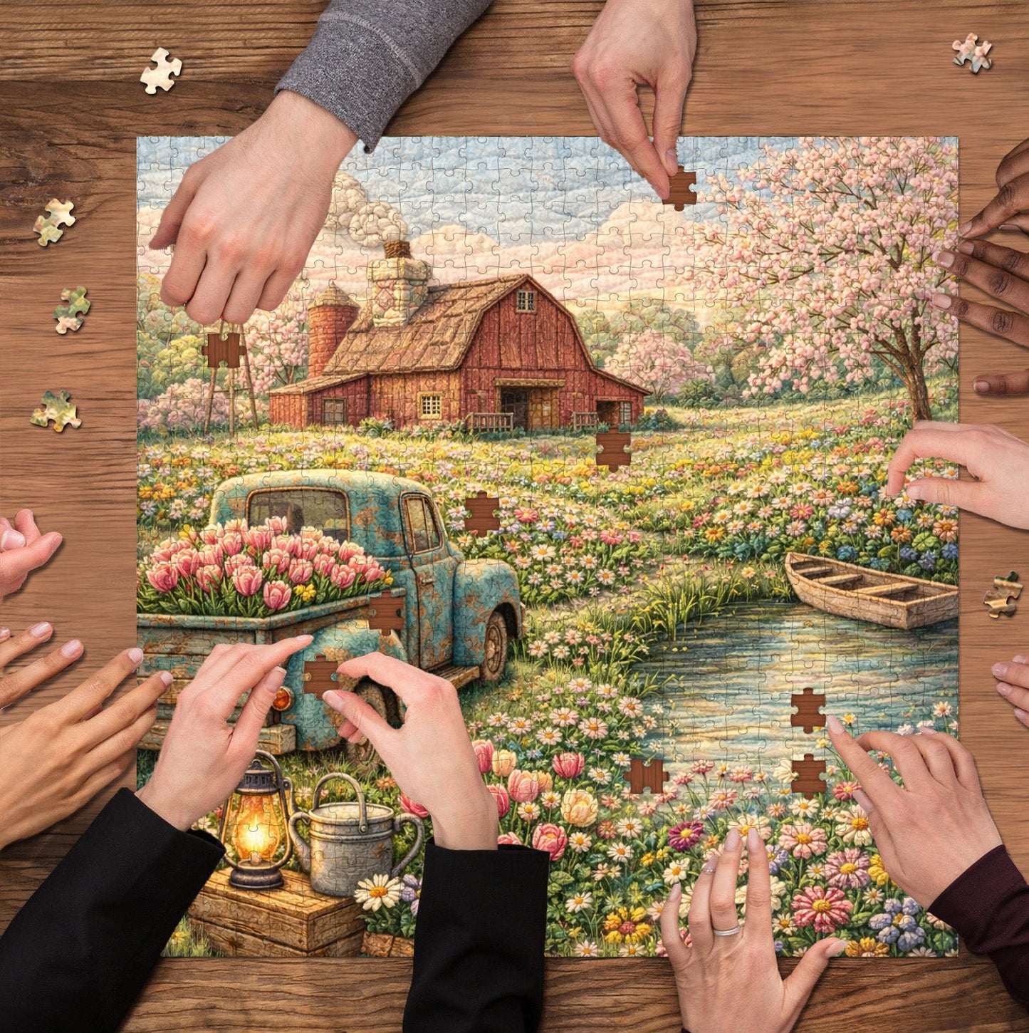 Farm Bloom Jigsaw Puzzles GFTOMA9786