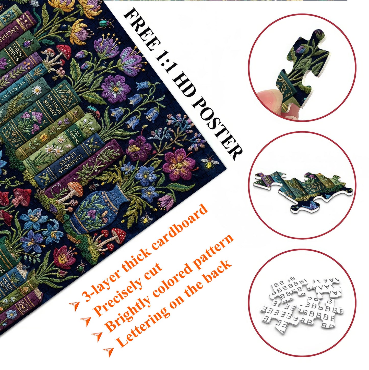 Midnight Botany Jigsaw Puzzles GFTOQM3300