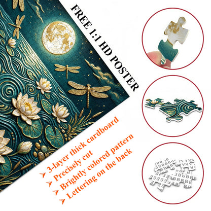 Moonlit Lotus Jigsaw Puzzles GFTOQM3440