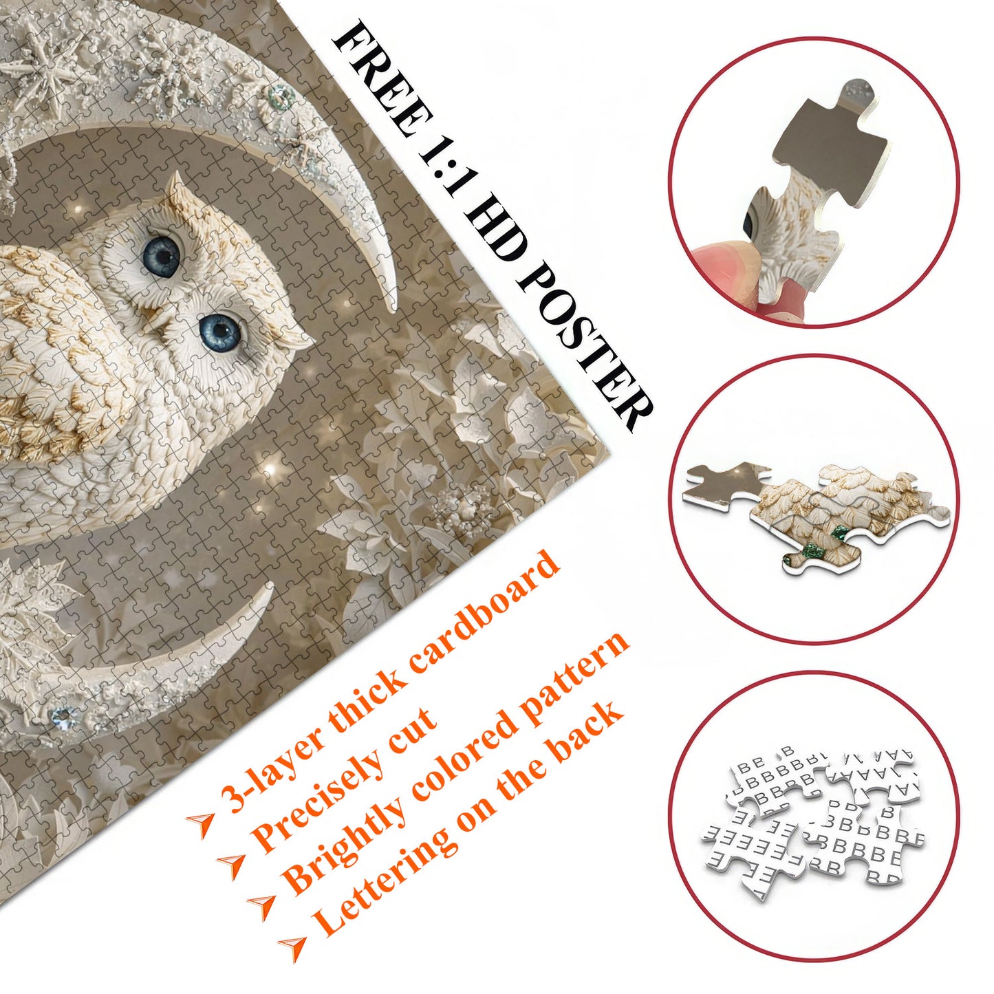 Mystic Owl Jigsaw Puzzles GFTOTP17597