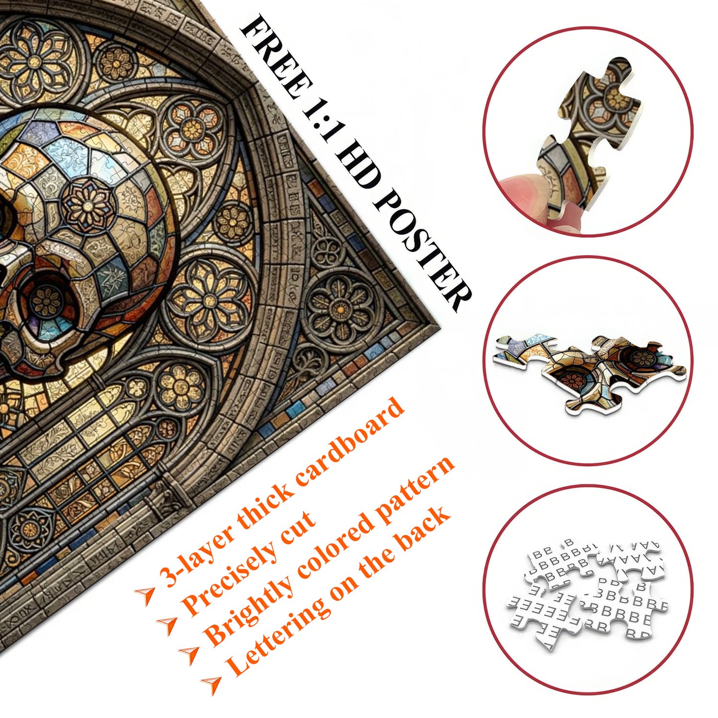 Skull Serenity Jigsaw Puzzles GFTOQA2035