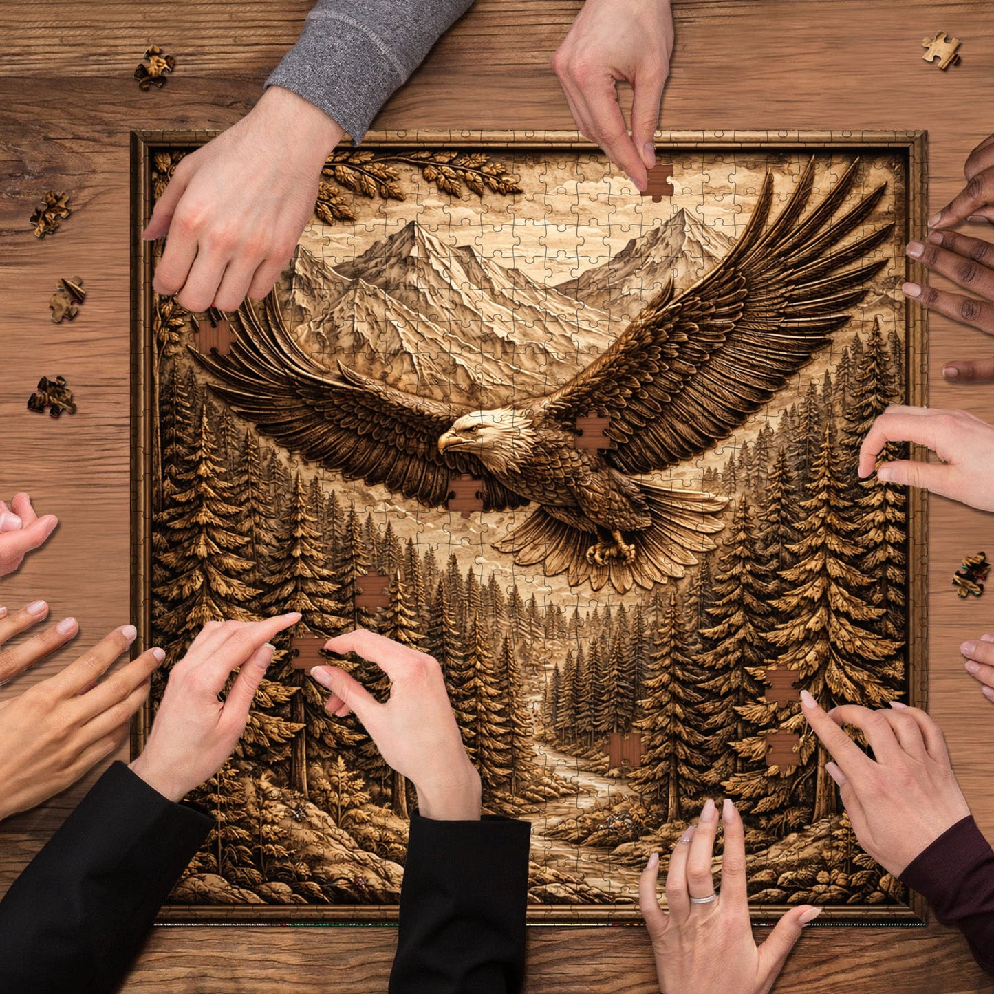 Forest Serenity Jigsaw Puzzles GFTOQA2045
