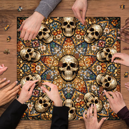 Skull Serenity Jigsaw Puzzles GFTOQA2038