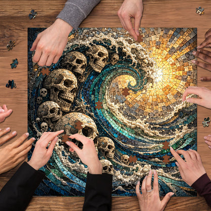 Skull Serenity Jigsaw Puzzles GFTOQA2040
