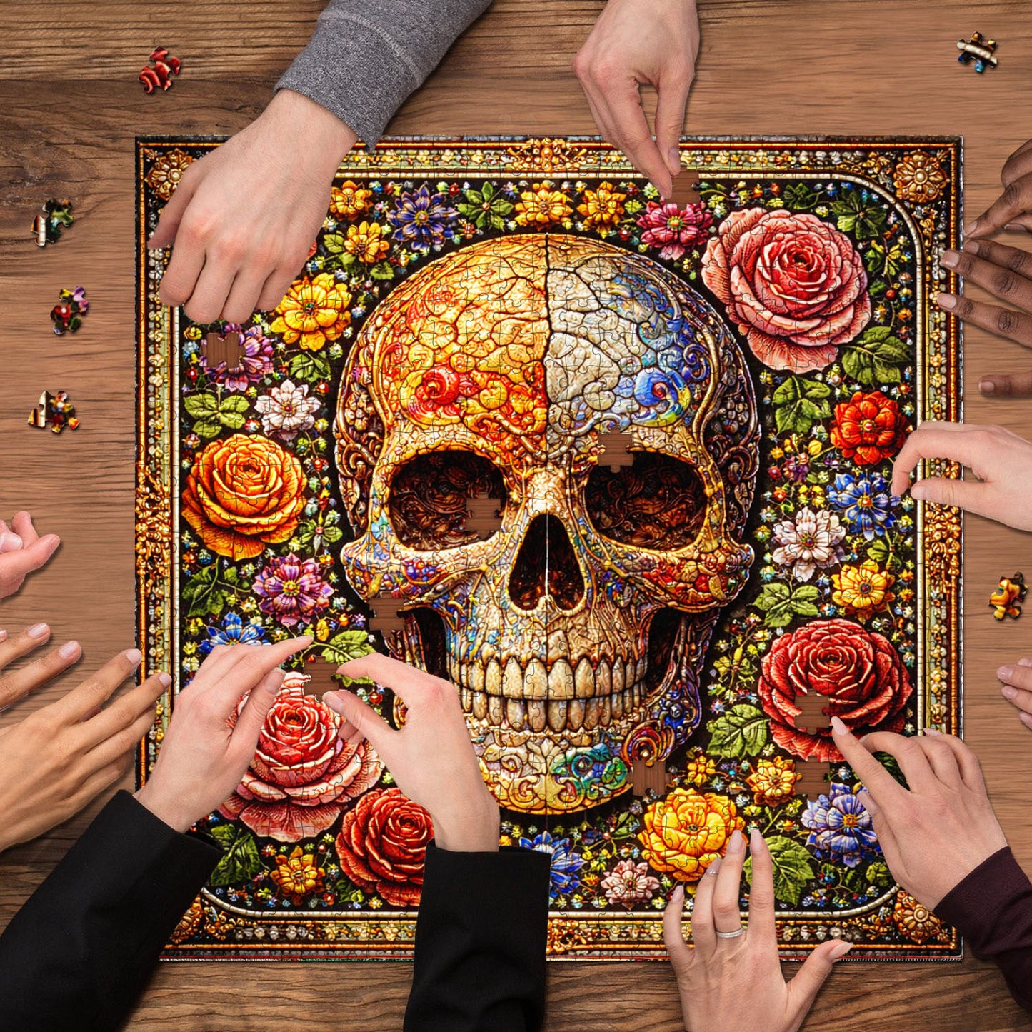Skull Serenity Jigsaw Puzzles GFTOQA2031