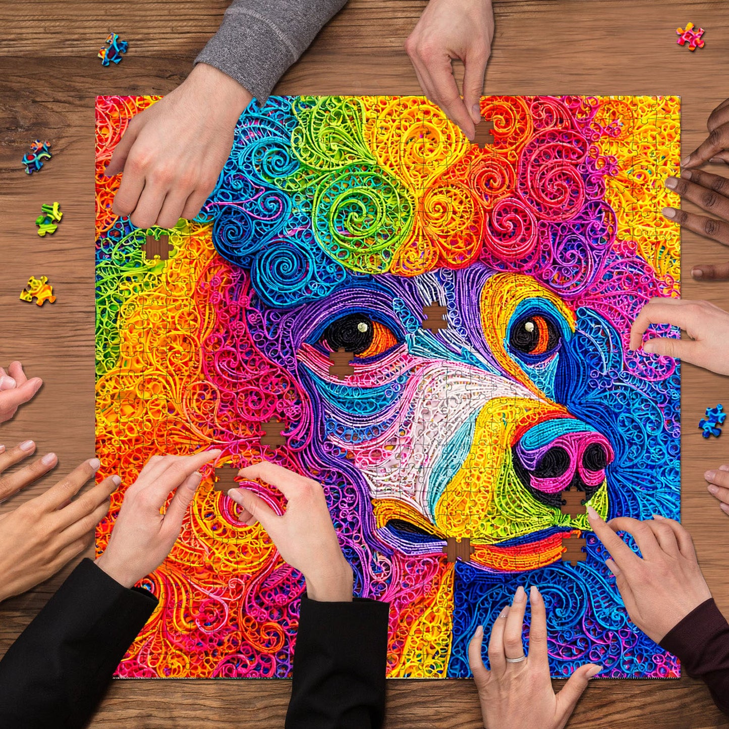 Charming Poodle Jigsaw Puzzles GFTOTP17604