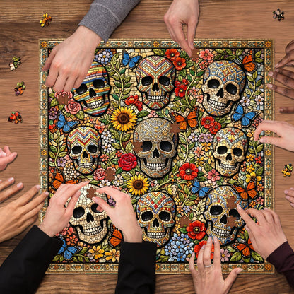 Skull Serenity Jigsaw Puzzles GFTOQA2033