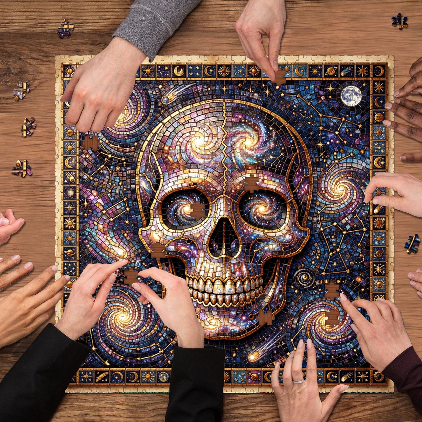 Skull Serenity Jigsaw Puzzles GFTOQA2032