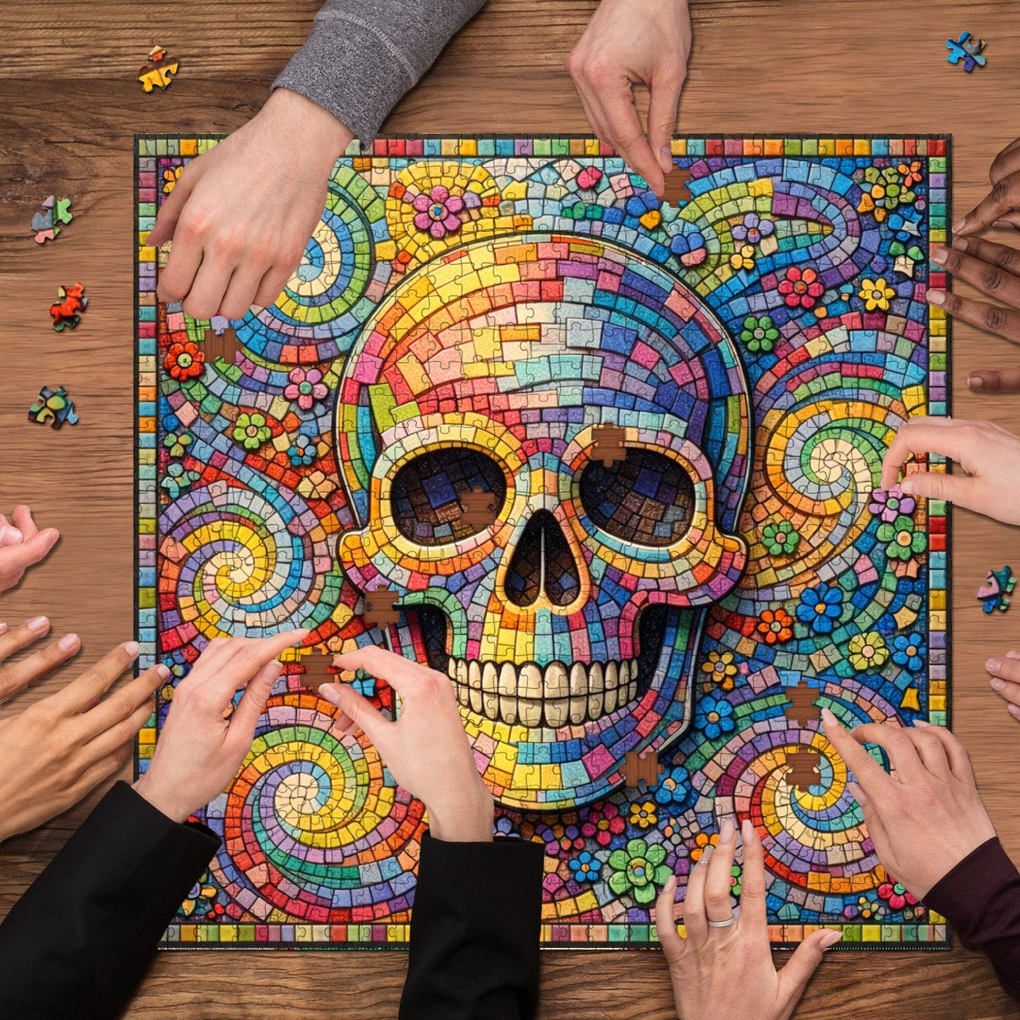 Skull Serenity Jigsaw Puzzles GFTOQA2034