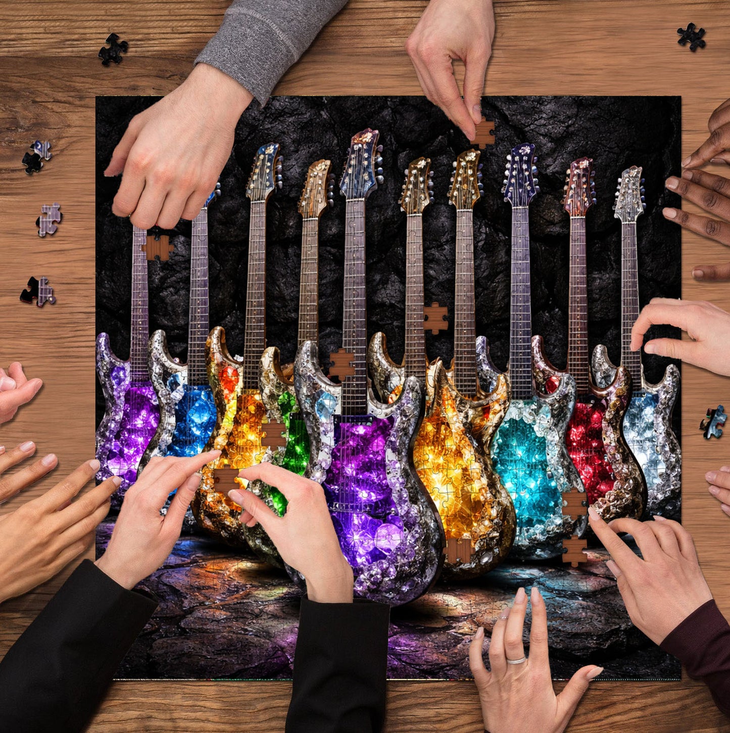 Crystal Guitars Jigsaw Puzzles GFTOQM3334