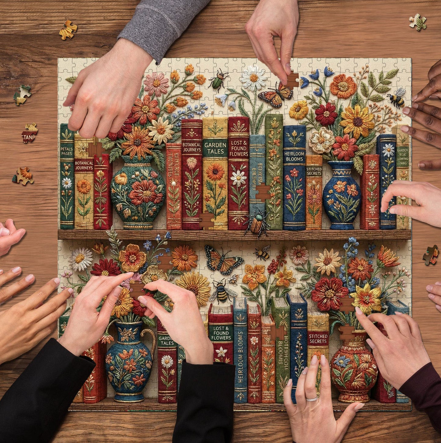 Botanical Library Jigsaw Puzzles GFTOQM3296