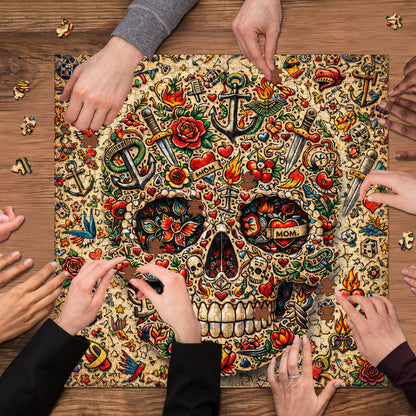 Skull Serenity Jigsaw Puzzles GFTOQA2029