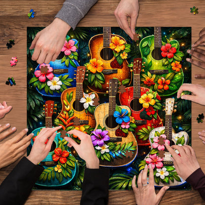 Tropical Guitars Jigsaw Puzzles GFTOQM3332