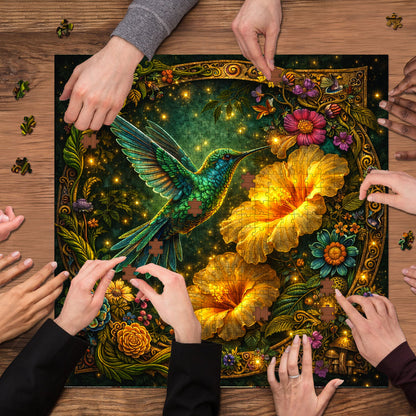 Hummingbird Bloom Jigsaw Puzzles GFTOMA9983