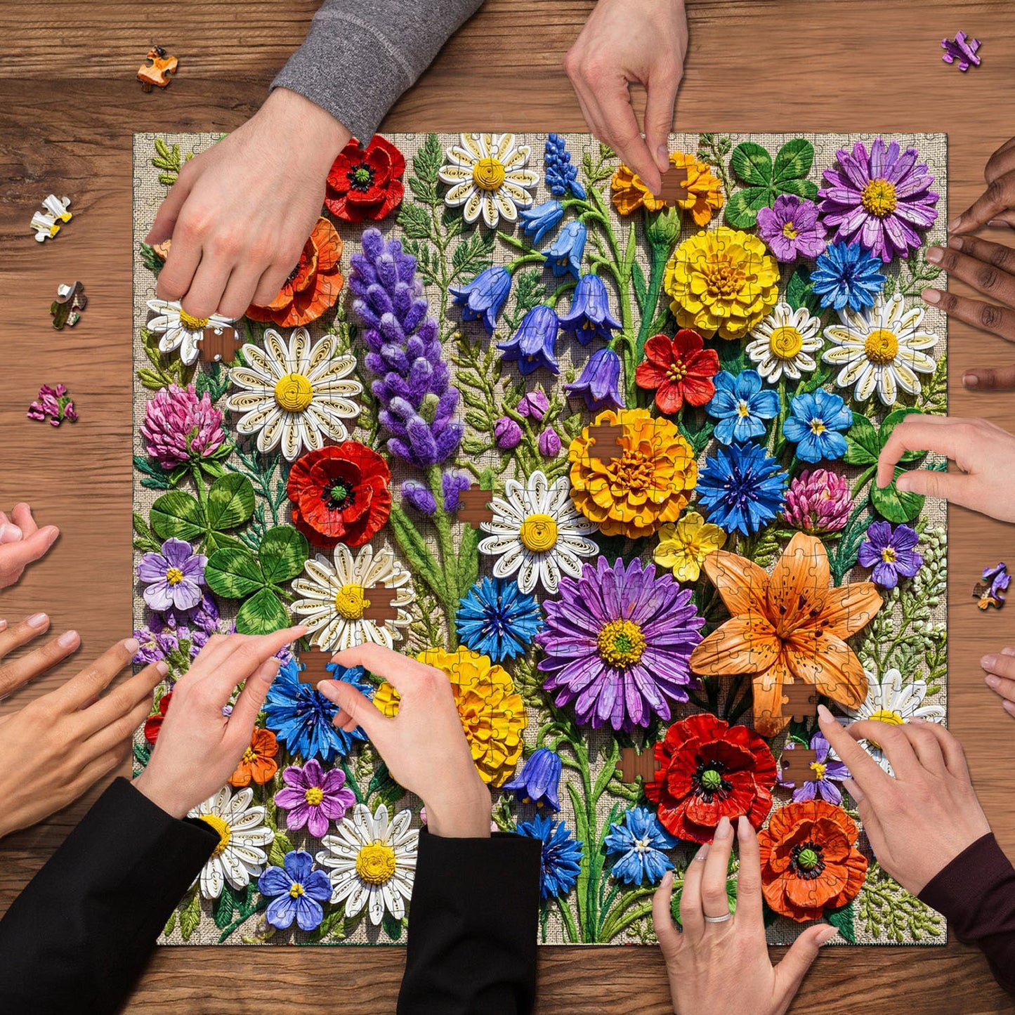 Wildflower Meadow Jigsaw Puzzles GFTOQM3442