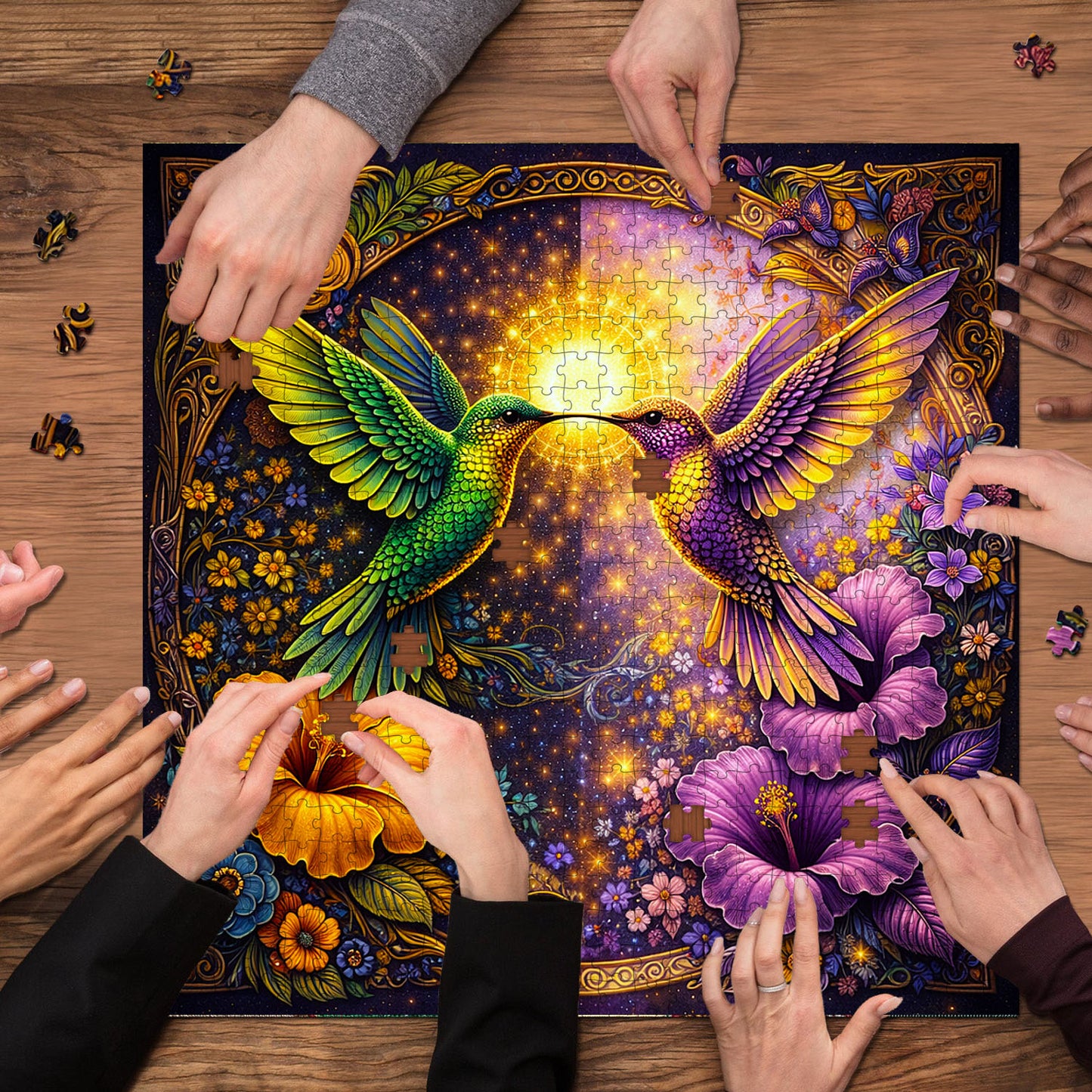 Hummingbird Bloom Jigsaw Puzzles GFTOMA9985