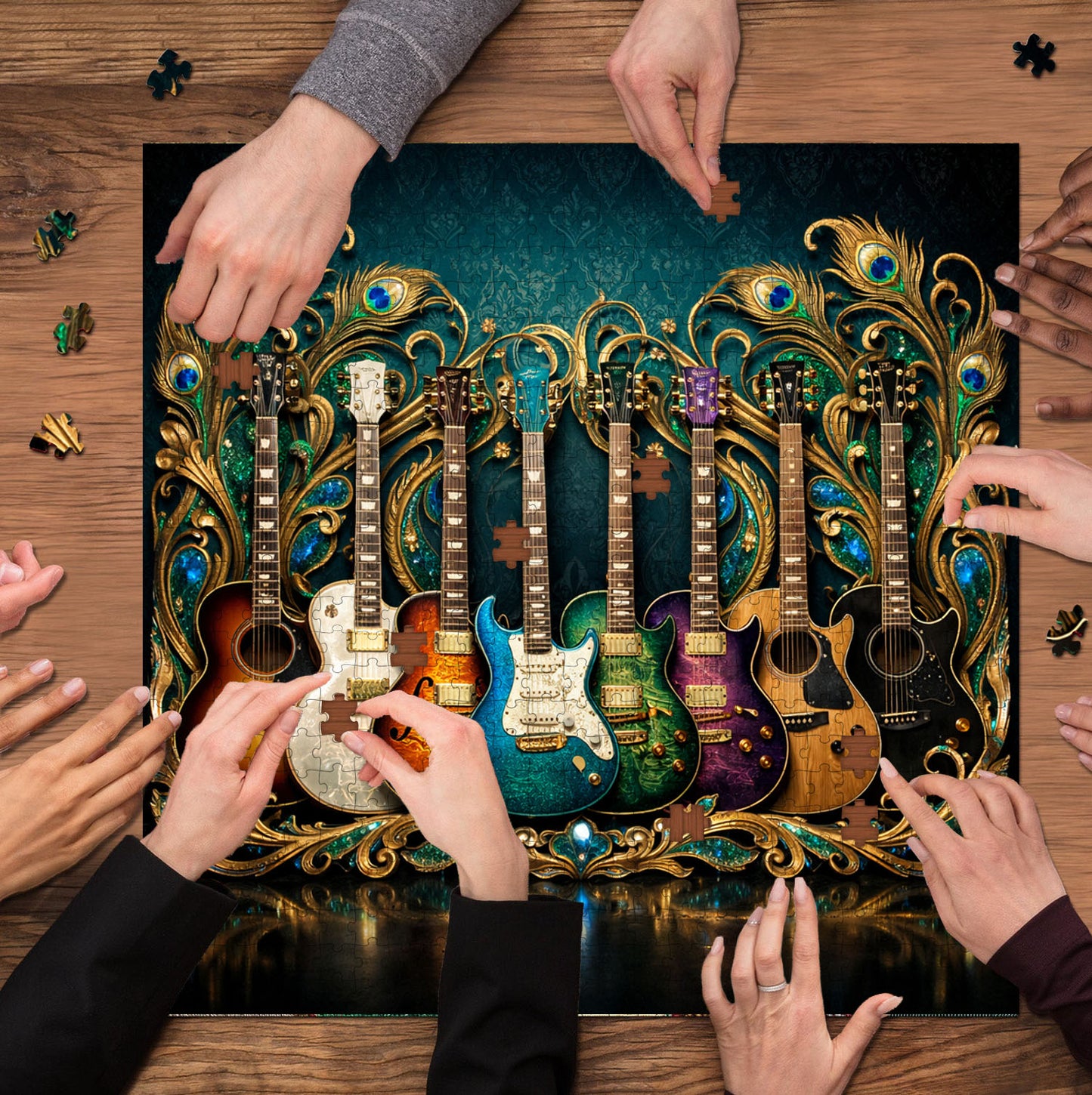 Baroque Guitars Jigsaw Puzzles GFTOQM3333